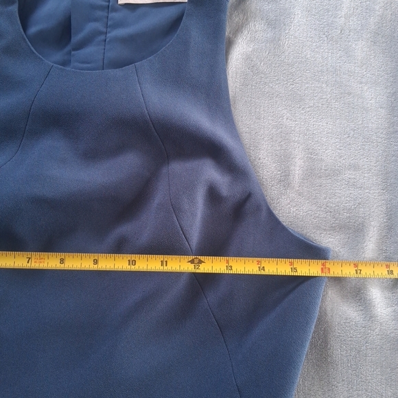 Keepsake The Label Blue Jupiter Sheath Mini Dress Sleeveless Lined Size Medium - Picture 13 of 15